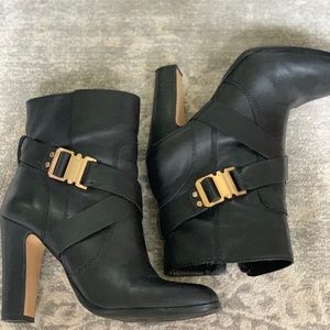 Vince Camuto black booties